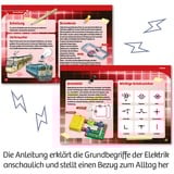 KOSMOS 62063 Giocattoli e kit di scienza per bambini, Casella di esperimento Set elettrico, Elettricità, 8 anno/i, Multicolore