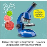 KOSMOS 63605 Giocattoli e kit di scienza per bambini, Casella di esperimento Microscopio, Biologia, 8 anno/i, Blu