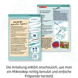 KOSMOS 63605 Giocattoli e kit di scienza per bambini, Casella di esperimento Microscopio, Biologia, 8 anno/i, Blu