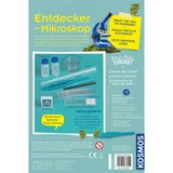 KOSMOS 63605 Giocattoli e kit di scienza per bambini, Casella di esperimento Microscopio, Biologia, 8 anno/i, Blu