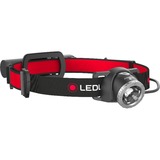 Ledlenser H8R Nero, Rosso Torcia a fascia, Luce LED Torcia a fascia, Nero, Rosso, IPX4, -20 - 40 °C, LED, 1 lampada(e)