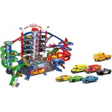 Majorette Super City Garage, 2 ascensori motorizzati, 6 veicoli, 1 treno a batteria L&S 2 ascensori motorizzati, 6 veicoli, 1 treno a batteria L&S, Auto e garage, City, 5 anno/i, Multicolore, Plastica