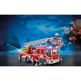 PLAYMOBIL Fire Ladder Unit, Giochi di costruzione rosso/Argento, Camion, 4 anno/i, Mini Stilo AAA, Plastica, Multicolore