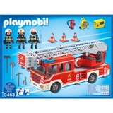 PLAYMOBIL Fire Ladder Unit, Giochi di costruzione rosso/Argento, Camion, 4 anno/i, Mini Stilo AAA, Plastica, Multicolore