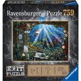 Ravensburger Sottomarino Puzzle 759 pz - Escape the Puzzle Qualsiasi tipo, 10 anno/i