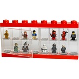 Room Copenhagen 4066 Rosso, Trasparente, Scatola di immagazzinaggio rosso, Rosso, Trasparente, Acrilonitrile butadiene stirene (ABS), Polistirolo, 382 mm, 184 mm, 47 mm