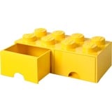 Room Copenhagen Brick Drawer (8 Knobs)Bright Yellow Scatola porta giocattoli Libera installazione Giallo, Scatola di immagazzinaggio giallo, Scatola porta giocattoli, Giallo, Libera installazione, Monocromatico, Rettangolare, Polipropilene (PP)