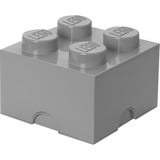 Room Copenhagen Desk Brick Drawer 4 KnobGrey Scatola porta giocattoli Libera installazione Grigio, Scatola di immagazzinaggio grigio, Scatola porta giocattoli, Grigio, Libera installazione, Monocromatico, Rettangolare, Polipropilene (PP)