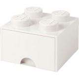Room Copenhagen LEGO Cassetto mattoncino 4 bianco, Scatola di immagazzinaggio bianco