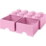 Room Copenhagen LEGO Cassetto mattoncino 8 rosa, Scatola di immagazzinaggio rosa