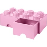 Room Copenhagen LEGO Cassetto mattoncino 8 rosa, Scatola di immagazzinaggio rosa