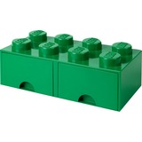 Room Copenhagen LEGO Cassetto mattoncino 8 verde, Scatola di immagazzinaggio verde