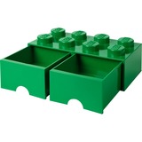 Room Copenhagen LEGO Cassetto mattoncino 8 verde, Scatola di immagazzinaggio verde