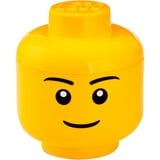 Room Copenhagen LEGO Iconic Storage Head, Scatola di immagazzinaggio giallo