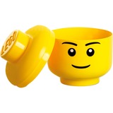 Room Copenhagen LEGO Iconic Storage Head, Scatola di immagazzinaggio giallo