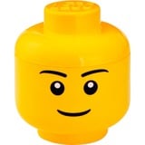 Room Copenhagen LEGO Iconic Storage Head, Scatola di immagazzinaggio giallo