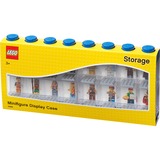 Room Copenhagen LEGO Minifiguren Display Case 16, Scatola di immagazzinaggio blu
