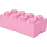 Room Copenhagen LEGO Storage Brick 8 Armadietto portaoggetti Rosa, Scatola di immagazzinaggio rosa, Armadietto portaoggetti, Rosa, Monocromatico, Rettangolare, Polipropilene (PP), 500 mm