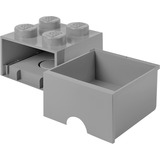 Room Copenhagen LEGO Storage Brick Drawer 4, Scatola di immagazzinaggio grigio scuro