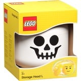 Room Copenhagen LEGO Storage Head "Scheletro", grande, Scatola di immagazzinaggio bianco/Nero