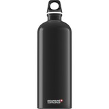 SIGG 1.0 L Traveller 1000ml Nero borraccia, Bottiglia di acqua Nero, 1000 ml, Nero, Tappo avvitabile, Plastica, 257 mm, 8,1 cm