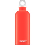 SIGG Lucid Scarlet Touch Uso quotidiano 600 ml Alluminio Arancione, Bianco rosso, 600 ml, Uso quotidiano, Arancione, Bianco, Alluminio, 215 mm, 7,1 cm