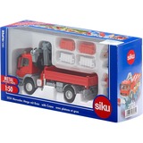 SIKU 3534 modellino in scala Camion con gru 1:50, Veicolo modello rosso, Camion con gru, 1:50, Bambino/Bambina, Metallo, Plastica, 1 pz, 3 anno/i