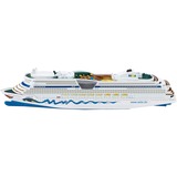 SIKU Cruiseliner Aida Modello di nave passeggeri Preassemblato 1:1400,  veicolo da gioco bianco/Blu, Modello di nave passeggeri, Preassemblato, 1:1400, Metallo, Plastica, 3 anno/i, Blu, Bianco