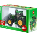 SIKU John Deere 6210R, Veicolo modello verde/Giallo, Modellino di trattore, 3 anno/i, Metallo, Plastica, Nero, Verde