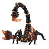 Schleich ELDRADOR CREATURES Scorpione lavico, Gioco figura Nero/Orange, 7 anno/i, Lava World, Monsters and dragons, Multicolore, Plastica