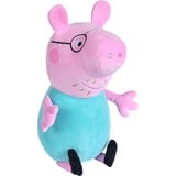 Simba Peppa Pig Papà Pig, Peluche animali rosa/Turchese