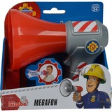 Simba Sam Fireman Megaphone Pompiere, 3 anno/i, Sonoro, Batterie incluse