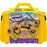 Spin Master Kinetic Sand Valigetta Cantiere con veicolo e 907 g di sabbia, dai 3 anni - 6055877 Kinetic Sand Valigetta Cantiere con veicolo e 907 g di sabbia, dai 3 anni - 6055877, Sabbia cinetica per bambini, 3 anno/i, Marrone