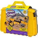 Spin Master Kinetic Sand Valigetta Cantiere con veicolo e 907 g di sabbia, dai 3 anni - 6055877 Kinetic Sand Valigetta Cantiere con veicolo e 907 g di sabbia, dai 3 anni - 6055877, Sabbia cinetica per bambini, 3 anno/i, Marrone