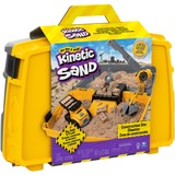 Spin Master Kinetic Sand Valigetta Cantiere con veicolo e 907 g di sabbia, dai 3 anni - 6055877, Gioco di sabbia Kinetic Sand Valigetta Cantiere con veicolo e 907 g di sabbia, dai 3 anni - 6055877, Sabbia cinetica per bambini, 3 anno/i, Marrone