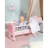 ZAPF Creation Sweet Dreams Crib rosa/Bianco, Baby Annabell Sweet Dreams Crib, Culla/lettino per bambola, 3 anno/i, Batterie richieste, 2,11 kg