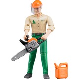 bruder 60030 action figure giocattolo, Gioco figura verde/Beige, 107 mm