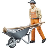 bruder 62130 action figure giocattolo, Gioco figura 0,25 anno/i, Grigio, Arancione, Plastica