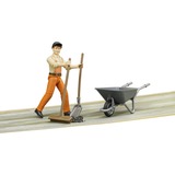 bruder 62130 action figure giocattolo, Gioco figura 0,25 anno/i, Grigio, Arancione, Plastica