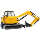 bruder Cat Mini Excavator with worker veicolo giocattolo giallo/Nero, Modellino di scavatore, Plastica