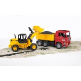 bruder Construction truck with articulated road loader veicolo giocattolo 3 anno/i, ABS sintetico, Multicolore