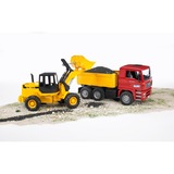 bruder Construction truck with articulated road loader veicolo giocattolo, Veicolo modello 3 anno/i, ABS sintetico, Multicolore