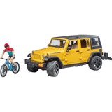 bruder Jeep Wrangler Rubicon Unlimited, Veicolo modello giallo/Nero