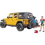 bruder Jeep Wrangler Rubicon Unlimited, Veicolo modello giallo/Nero