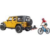 bruder Jeep Wrangler Rubicon Unlimited, Veicolo modello giallo/Nero