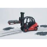 bruder Linde fork lift H30D with 2 pallets veicolo giocattolo Nero/Rosso, 3 anno/i, ABS sintetico, Nero, Rosso