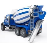 bruder MACK Granite Cement mixer veicolo giocattolo blu/Bianco, 4 anno/i, ABS sintetico, Blu, Bianco