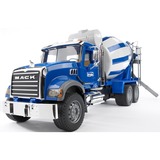 bruder MACK Granite Cement mixer veicolo giocattolo, Veicolo modello blu/Bianco, 4 anno/i, ABS sintetico, Blu, Bianco