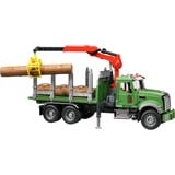 bruder MACK Granite Halfpipe dump truck veicolo giocattolo verde, 3 anno/i, ABS sintetico, Nero, Blu