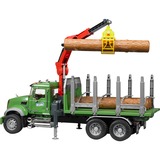 bruder MACK Granite Halfpipe dump truck veicolo giocattolo verde, 3 anno/i, ABS sintetico, Nero, Blu
